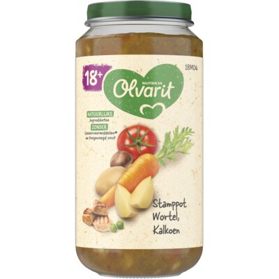 pdp-image-Olvarit Stamppot wortel kalkoen 18m+