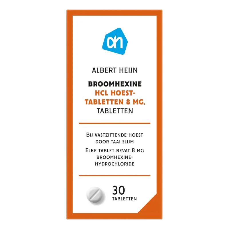 AH Broomhexine 8mg hoesttabletten