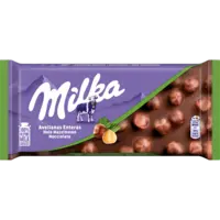 Milka Chocoladereep hele hazelnoot
