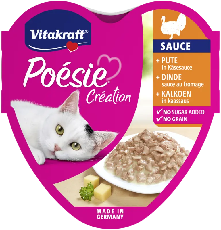 Vitakraft Poesie creation kalkoen in kaassaus