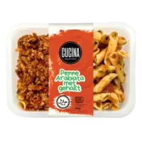 Cucina Penne arabiata met gehakt