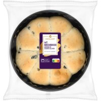 Een afbeelding van AH Excellent Wit breekbrood groene en zwarte olijven