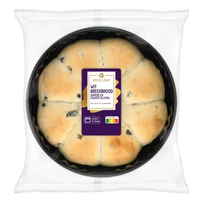 pdp-image-AH Excellent Wit breekbrood groene en zwarte olijven