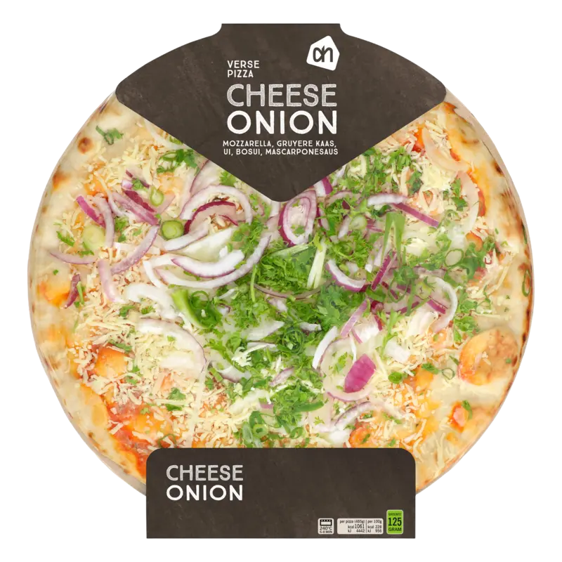 Verse pizza cheese onion