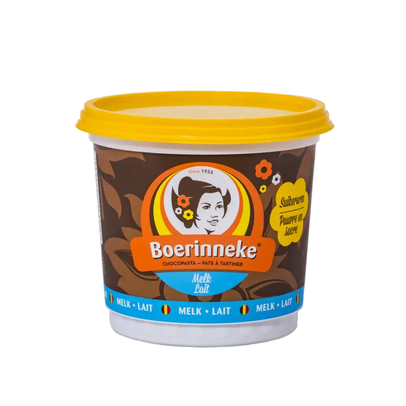 Boerinneke Marino Chocopasta melk suikerarm bel