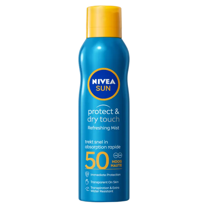 Nivea Sun Protect & dry touch zonnespray spf50