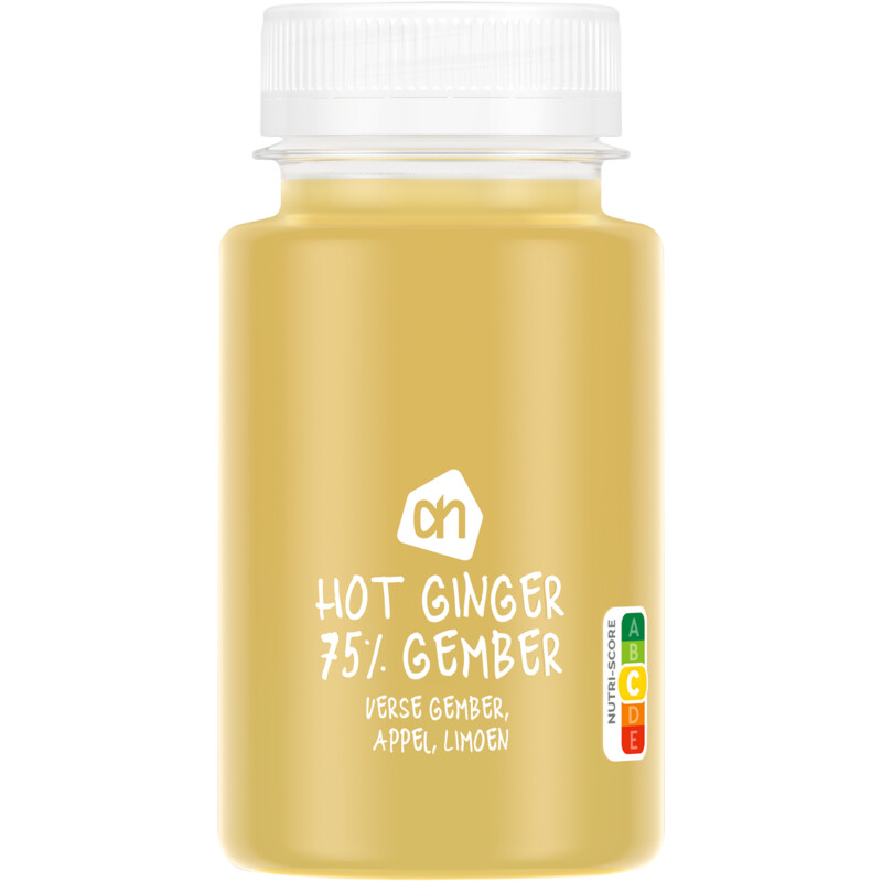 Een afbeelding van AH Hot ginger 75% gember verse gember appel