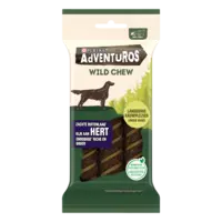 Adventuros Wild chew met hert hondensnack mini