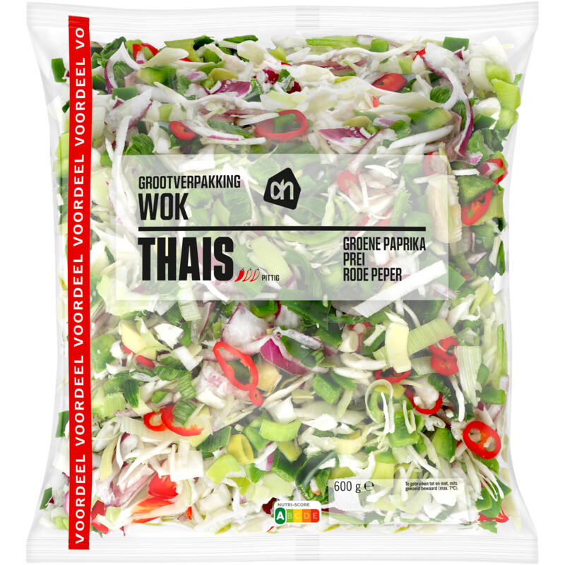 Een afbeelding van AH Wokgroente Thais grootverpakking