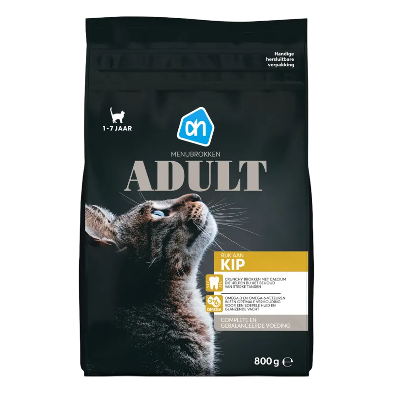 Premium brokken adult met kip