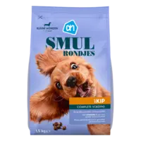 AH Smulrondjes kleine honden met kip