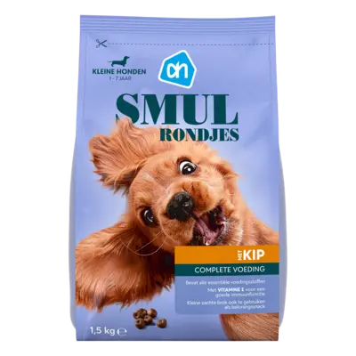 pdp-image-AH Smulrondjes kleine honden met kip