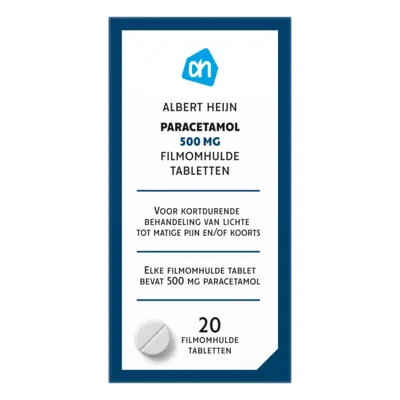 pdp-image-AH Paracetamol 500mg filmomhulde tabletten