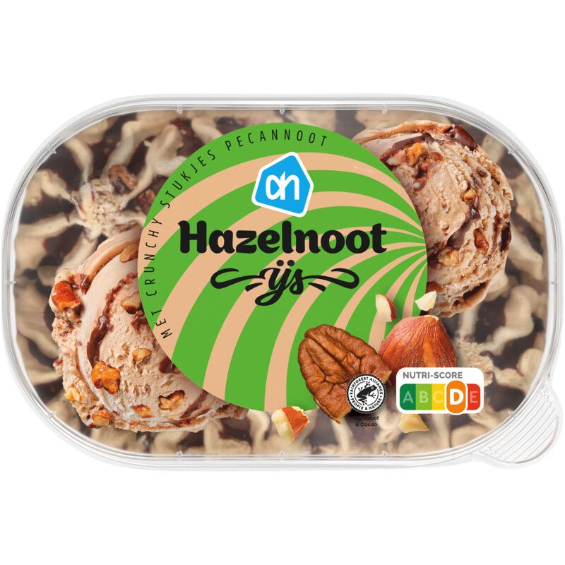 Een afbeelding van AH Hazelnoot ijs