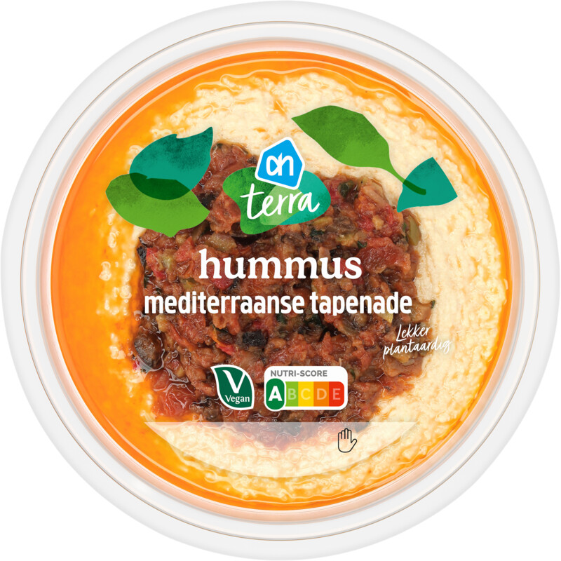 Een afbeelding van AH Terra Hummus mediterraanse tapenade