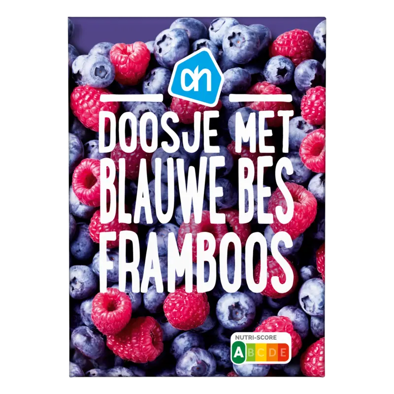 Doosje met blauwe bes framboos
