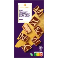 Een afbeelding van AH Excellent Mini tompouce chocolade hazelnoot