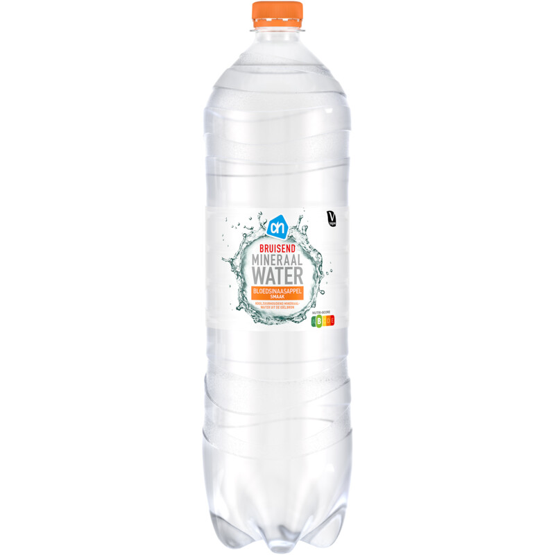 Een afbeelding van AH Bruisend mineraalwater bloedsinaasappel