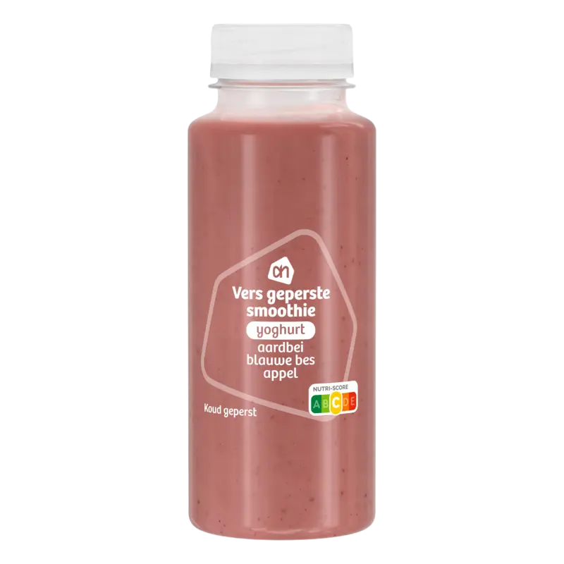 AH Vers geperste smoothie yoghurt aardbei
