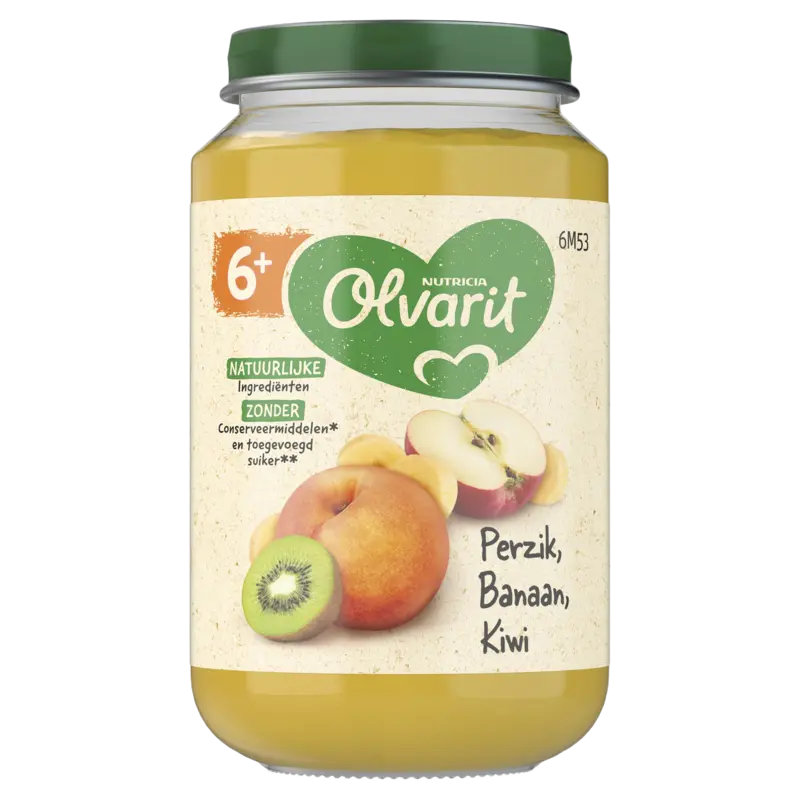 Olvarit Perzik banaan kiwi 6m+