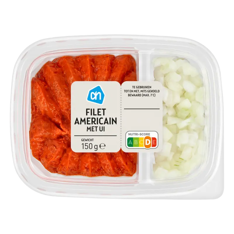 Filet americain met ui
