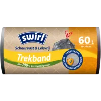 Swirl Vuilniszakken met trekband 60 liter