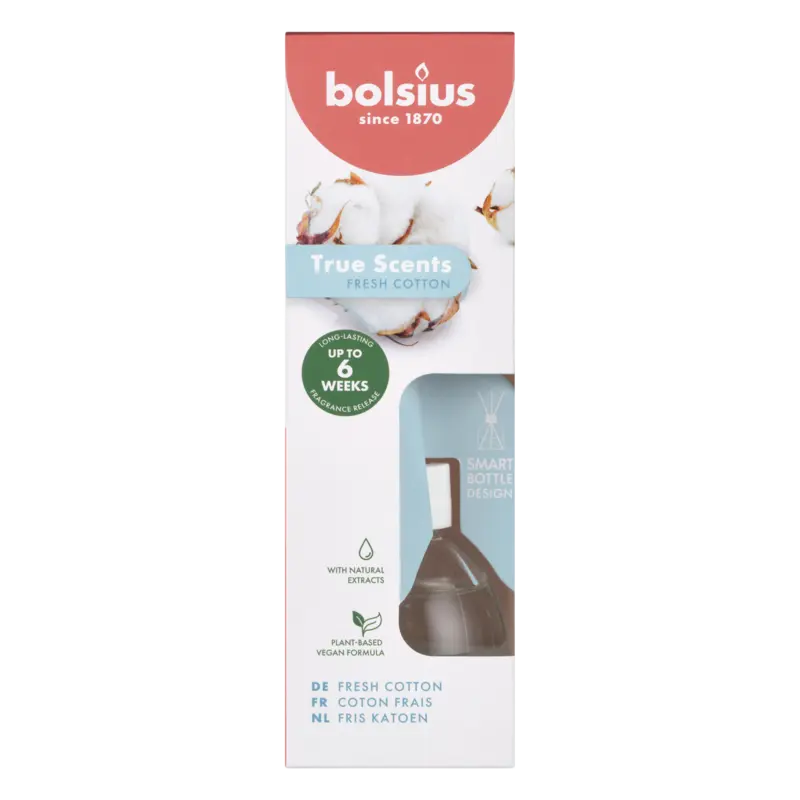 Bolsius Geurverspreider true scents fresh cotton