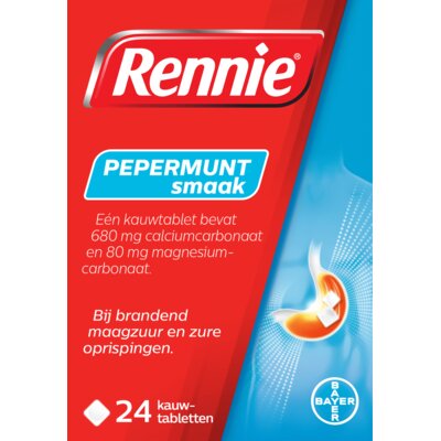 pdp-image-Rennie Pepermunt smaak kauwtabletten