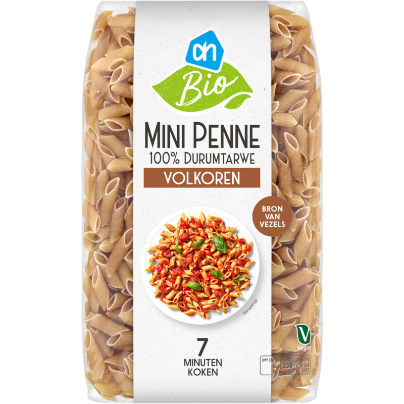 Een afbeelding van AH Biologisch Mini penne volkoren