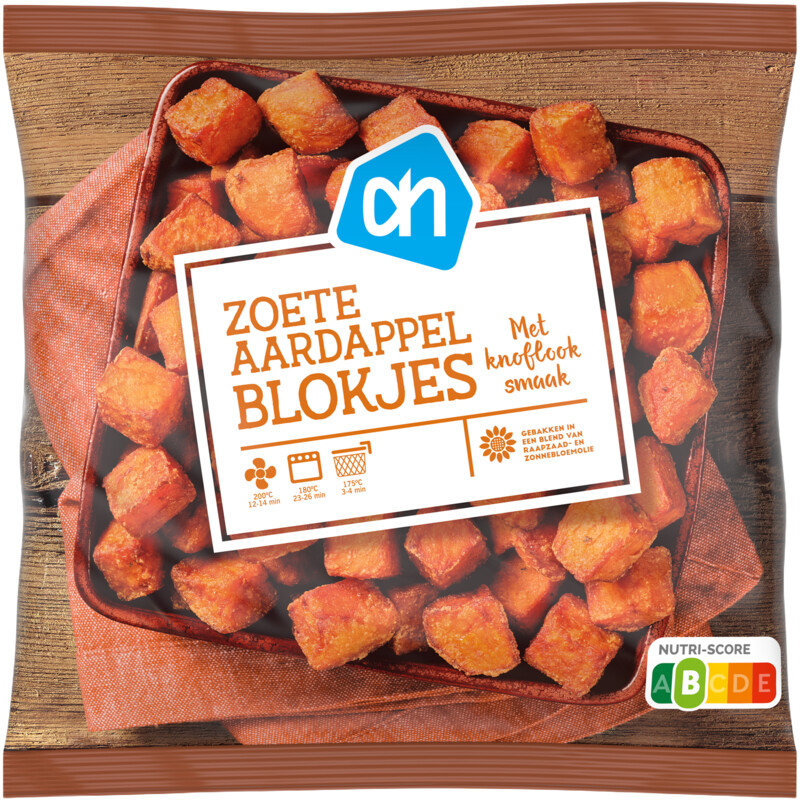 Een afbeelding van AH Zoete aardappelblokjes
