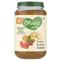 Olvarit Tomaat rundvlees aardappel 6m+