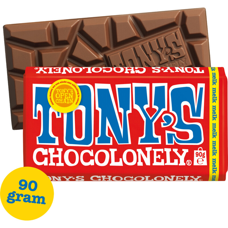 Een afbeelding van Tony's Chocolonely Reep melk