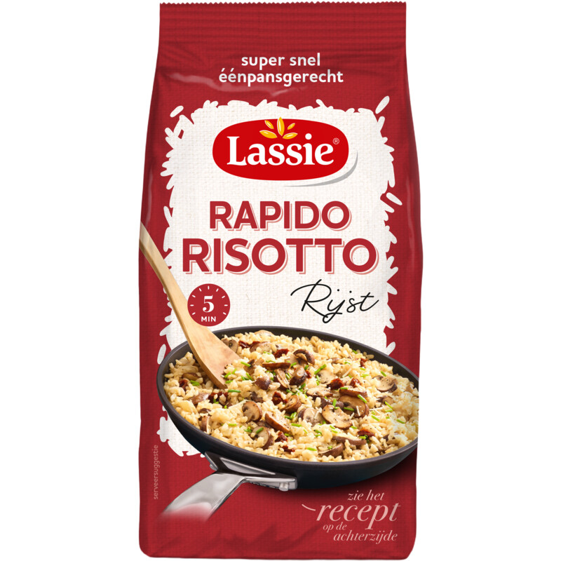 Een afbeelding van Lassie Rapido risotto