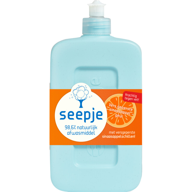 Een afbeelding van Seepje Afwasmiddel sinaasappel geur