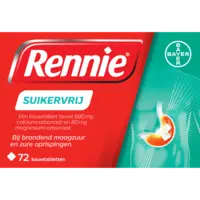 Rennie Suikervrij bij brandend maagzuur