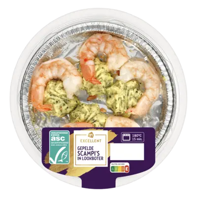 pdp-image-AH Excellent Gepelde scampi's in curryboter