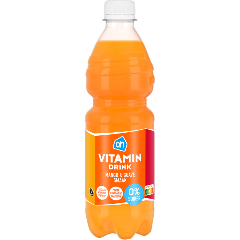 Een afbeelding van AH Vitamin drink mango guave 0%