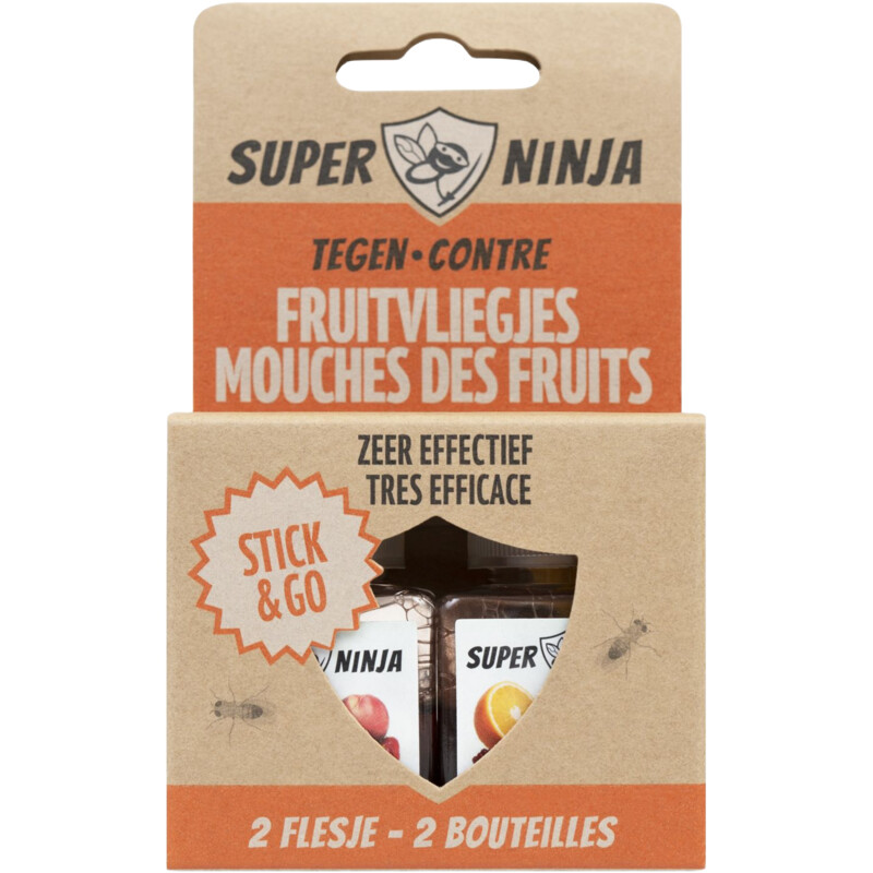 Een afbeelding van Super Ninja Fruitvliegjesvallen