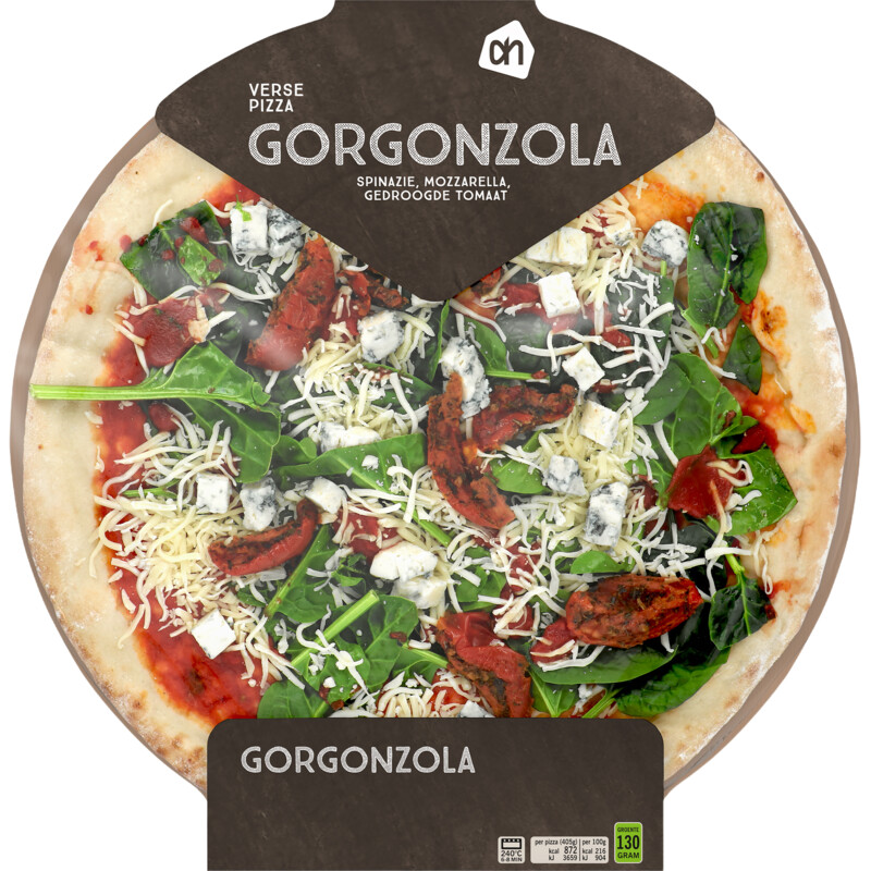 Een afbeelding van AH Verse pizza gorgonzola