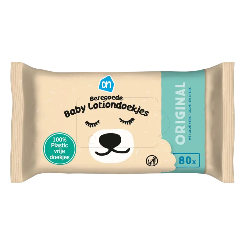 Beregoede baby lotiondoekjes
