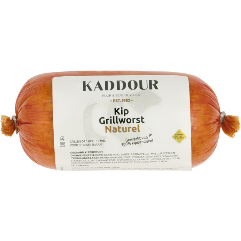 Een afbeelding van Kaddour Kip grillworst naturel