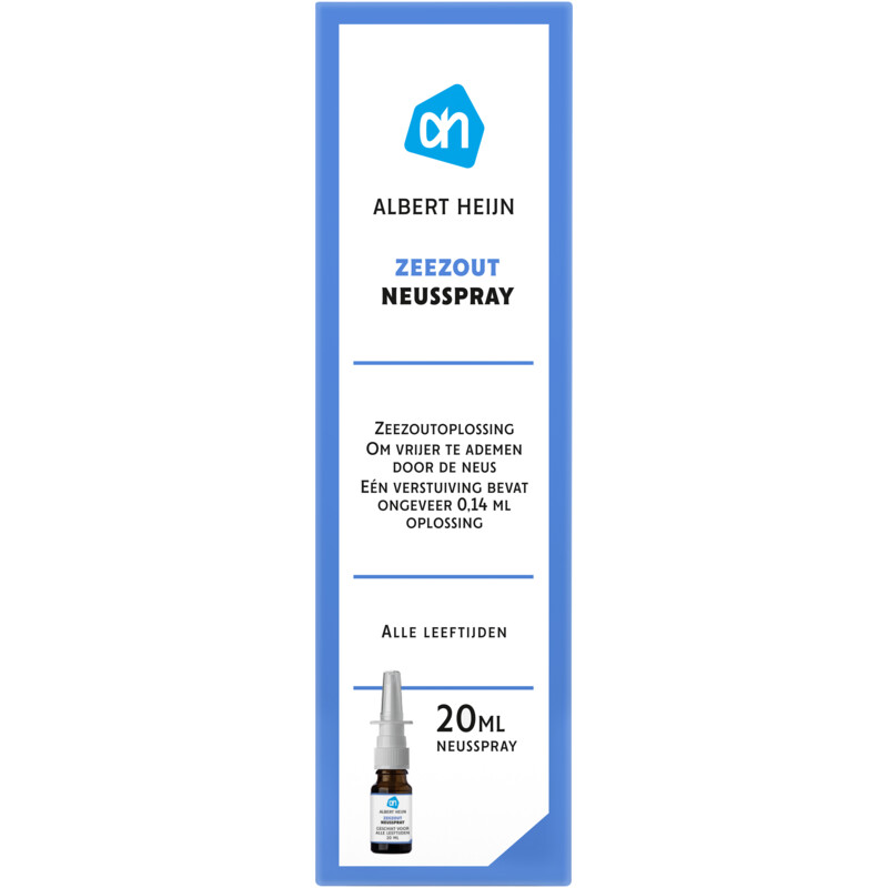 Een afbeelding van AH Zeezout neusspray