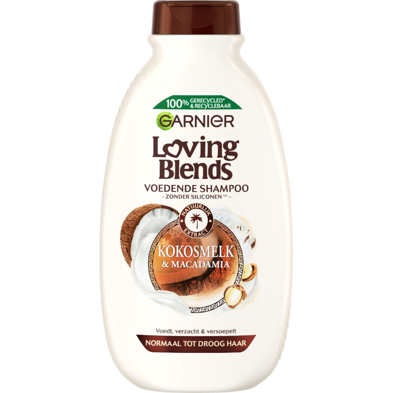 Een afbeelding van Loving Blends Kokosmelk & macadamia shampoo