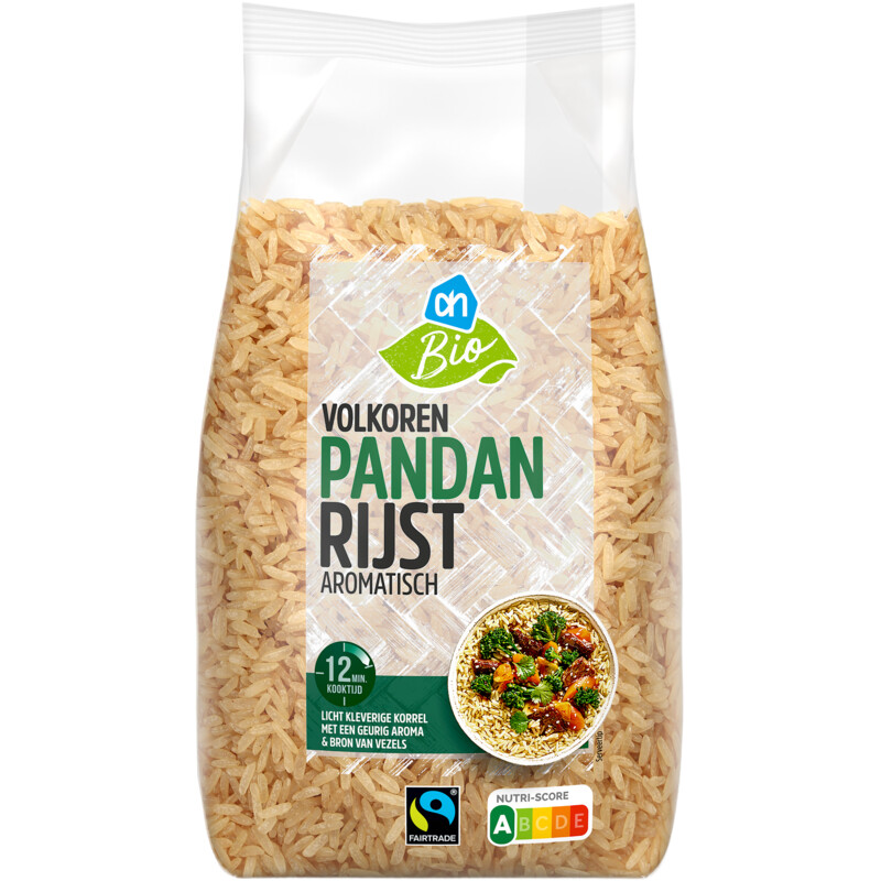 Een afbeelding van AH Biologisch Volkoren Pandan rijst