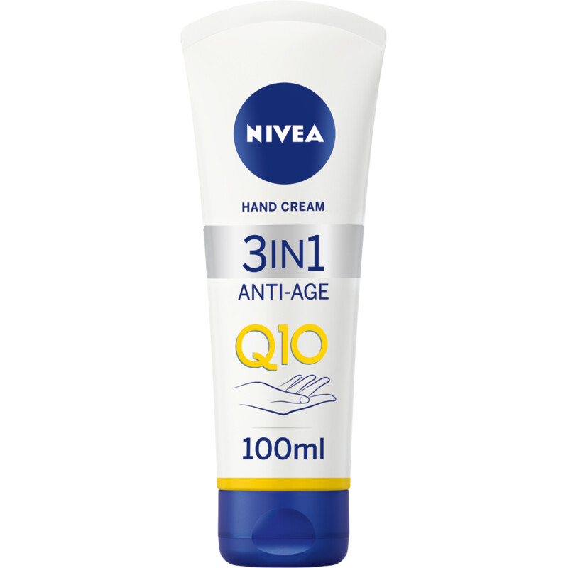 Een afbeelding van NIVEA 3in1 antiage q10 handcréme antirimpel