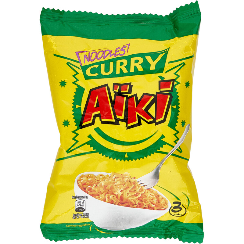 Een afbeelding van Aïki Zak noodles curry bel