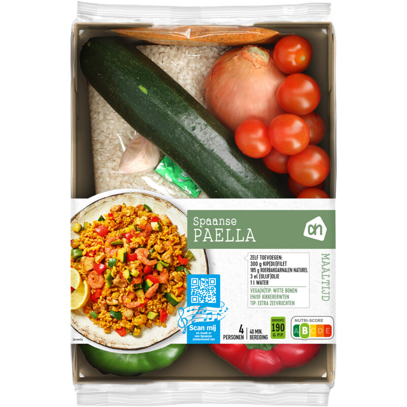 Een afbeelding van AH Spaanse paella verspakket
