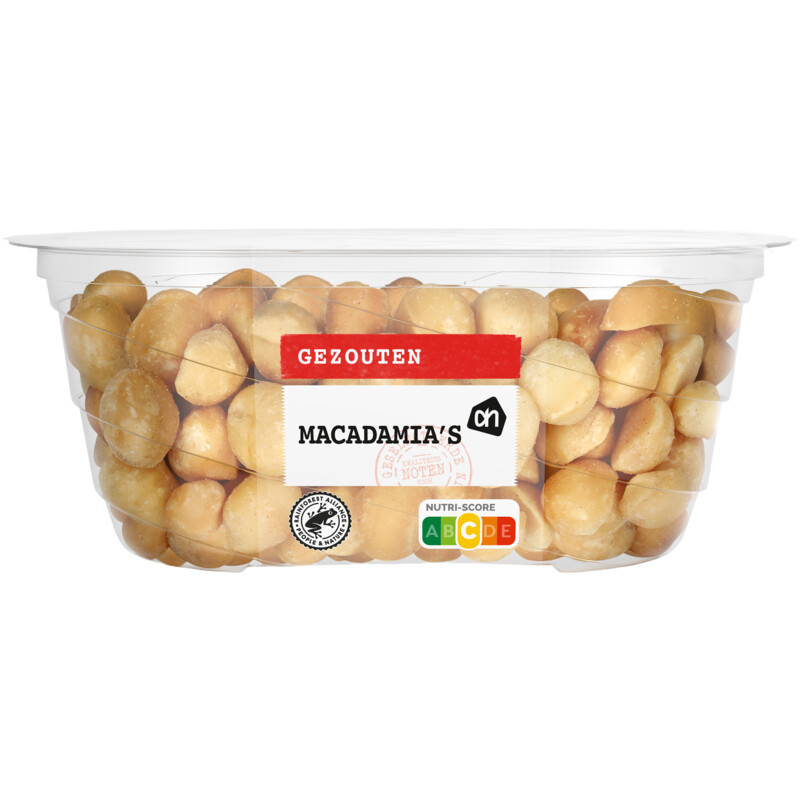 Een afbeelding van AH Macadamia's gezouten