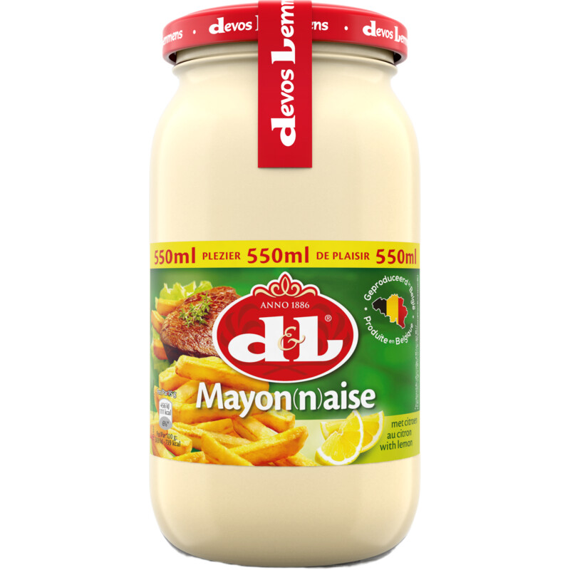 Een afbeelding van D&L Mayonaise citroen bel