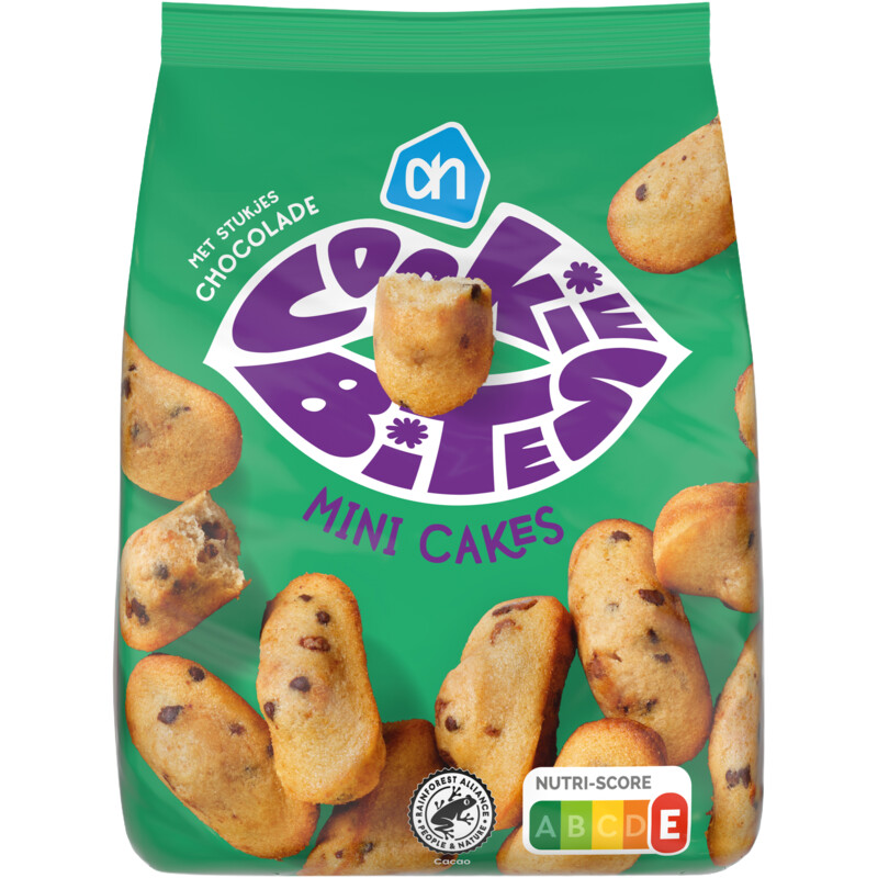 Een afbeelding van AH Cookie bites mini cakes